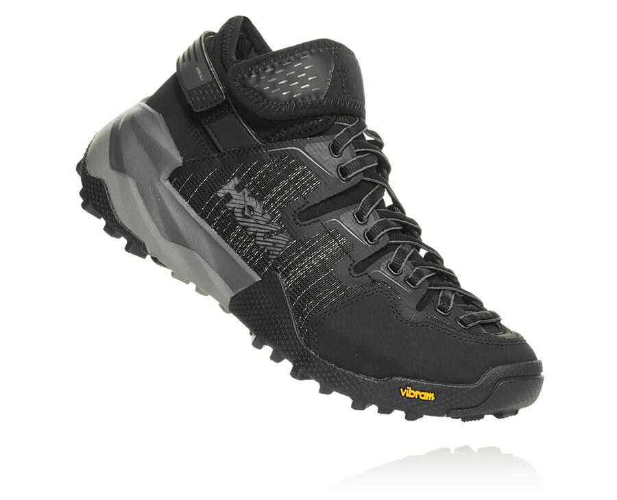 Hoka One One Arkali - Men Trail Shoes - Black,Australia JHM-710832